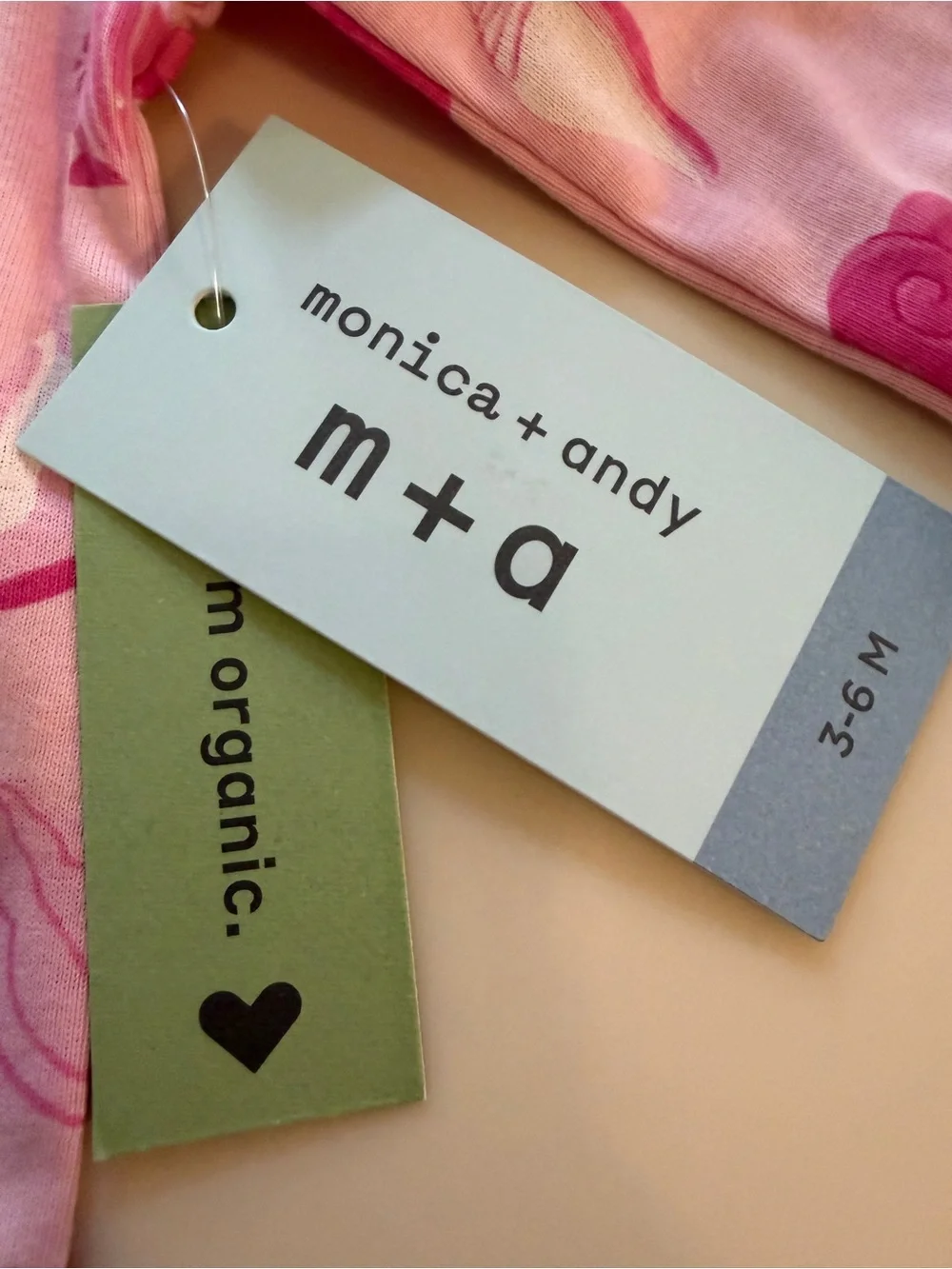 NWT Monica + Andy Organic Cotton Pajamas Lot (4 pairs) 3-6 months